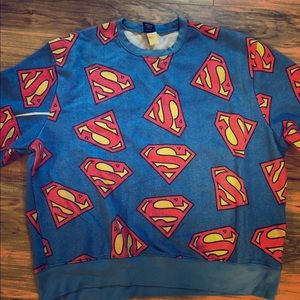 Superman comic sweater, size 2XL